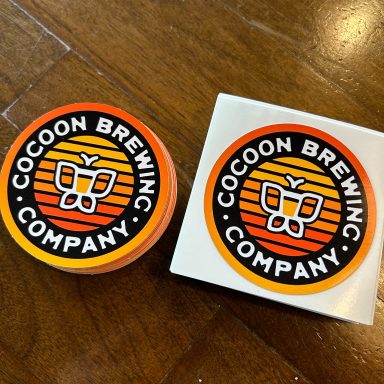 Awesome Cocoon Brewing Stickers
